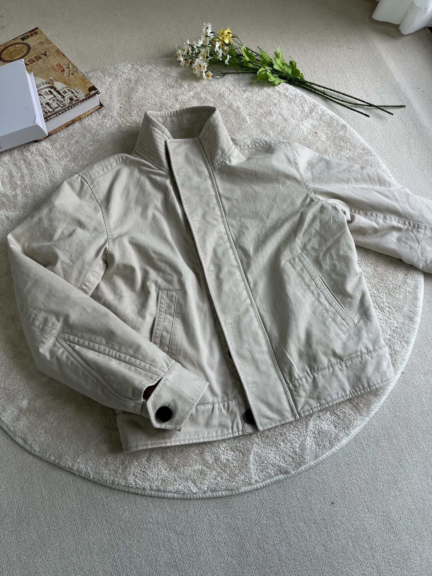 [XANVAS] 플리스 안감 작업 재킷 st5013 