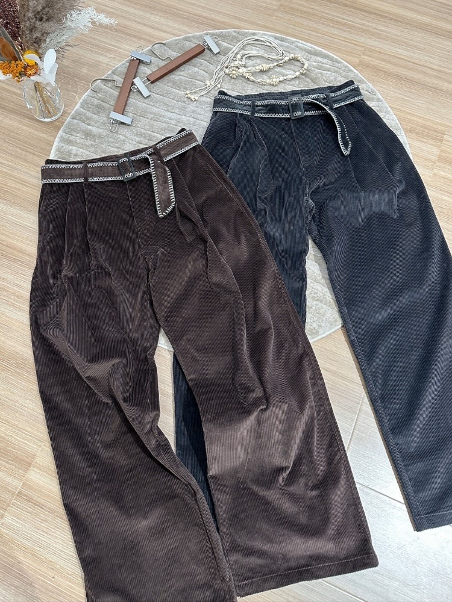 [원고] 소프트 코어 배기 팬츠 st5018