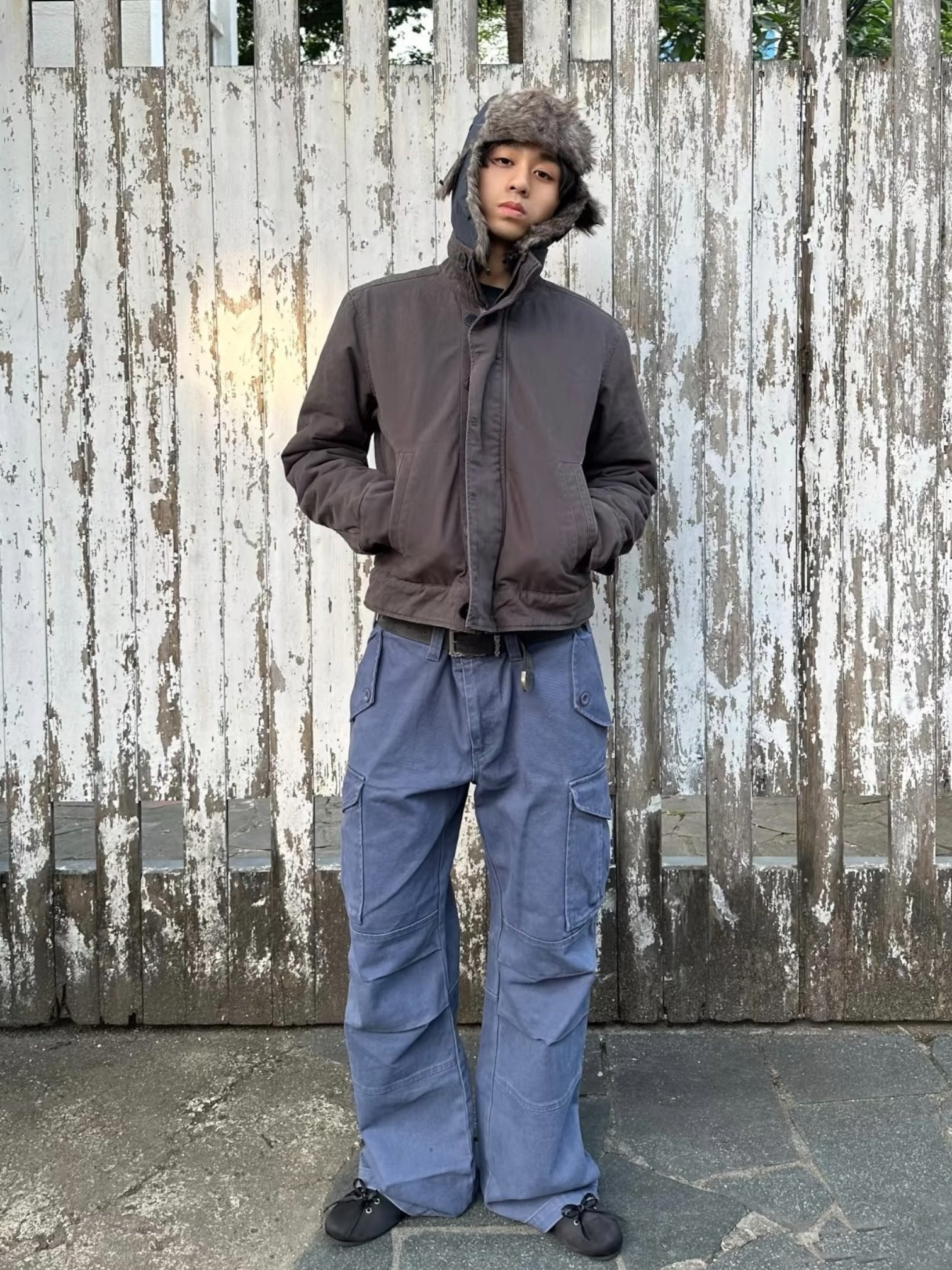 [XANVAS] 플리스 안감 작업 재킷 st5013 