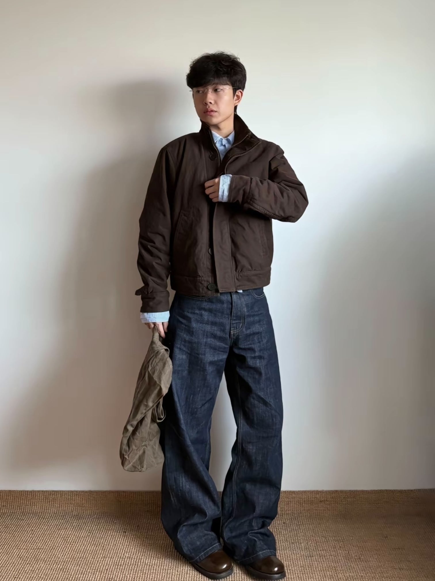 [XANVAS] 플리스 안감 작업 재킷 st5013 