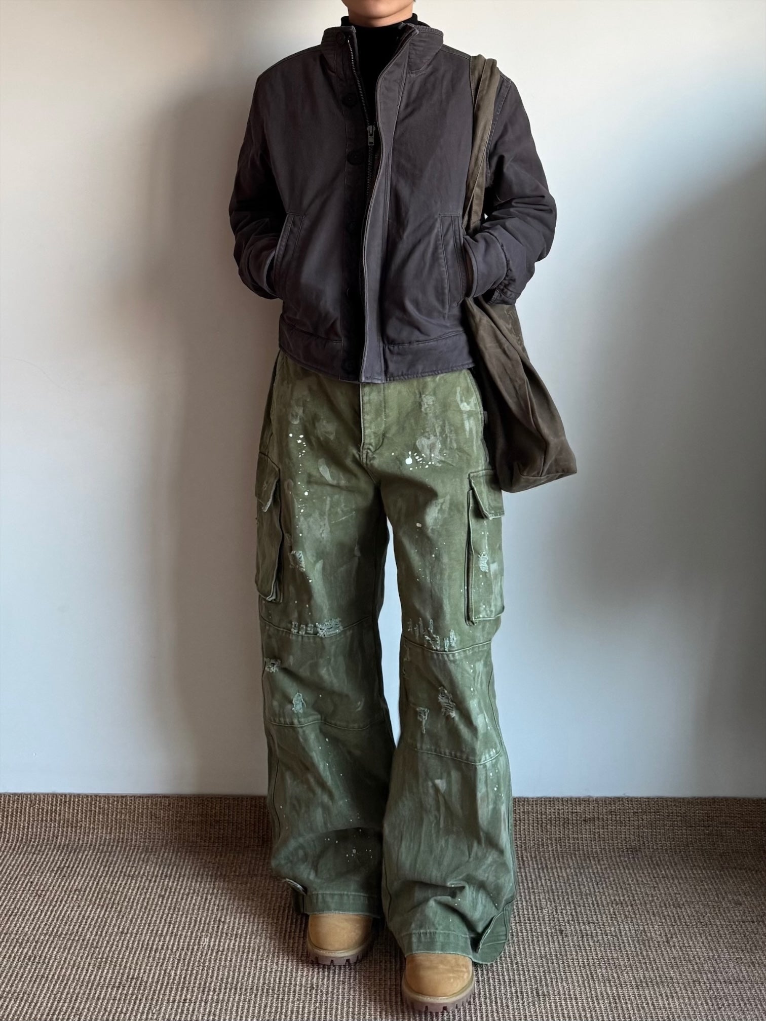 [XANVAS] 플리스 안감 작업 재킷 st5013 