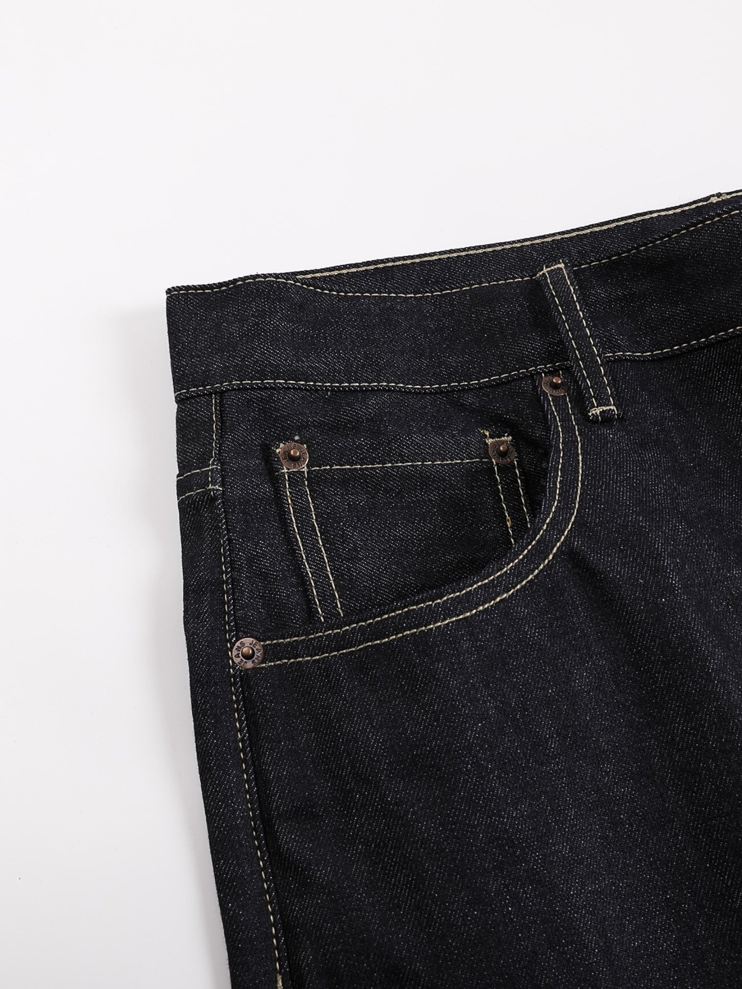 [DECEYE] DISTRESSED A-CUT DENIM JEANS st5020