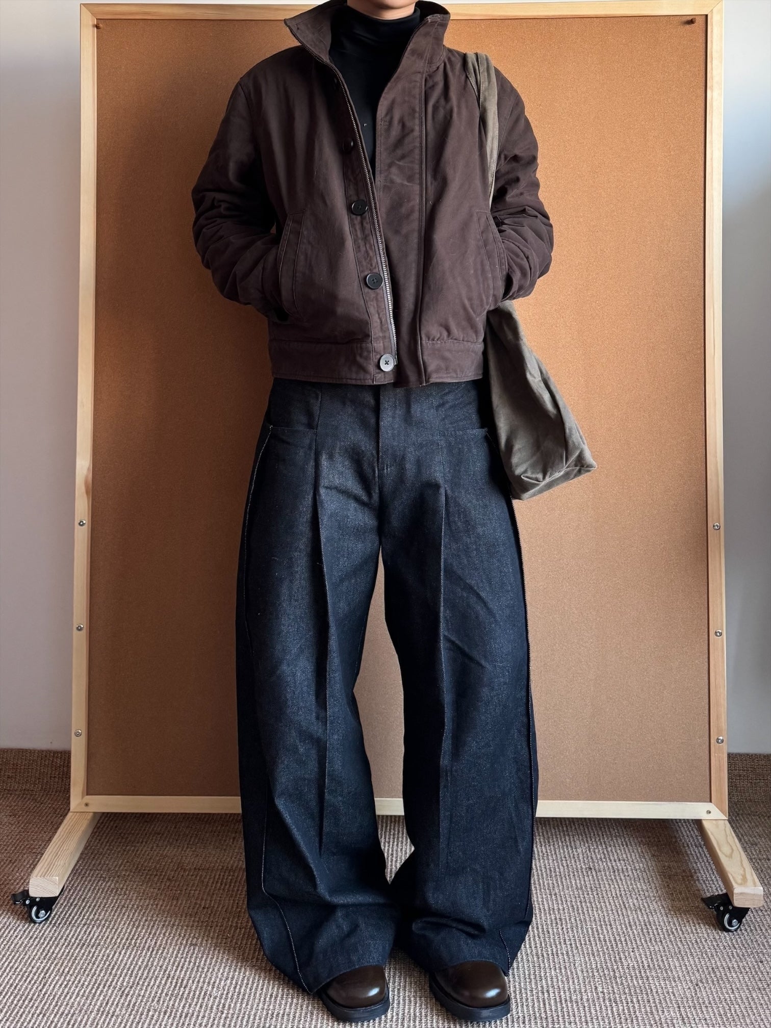 [XANVAS] 플리스 안감 작업 재킷 st5013 