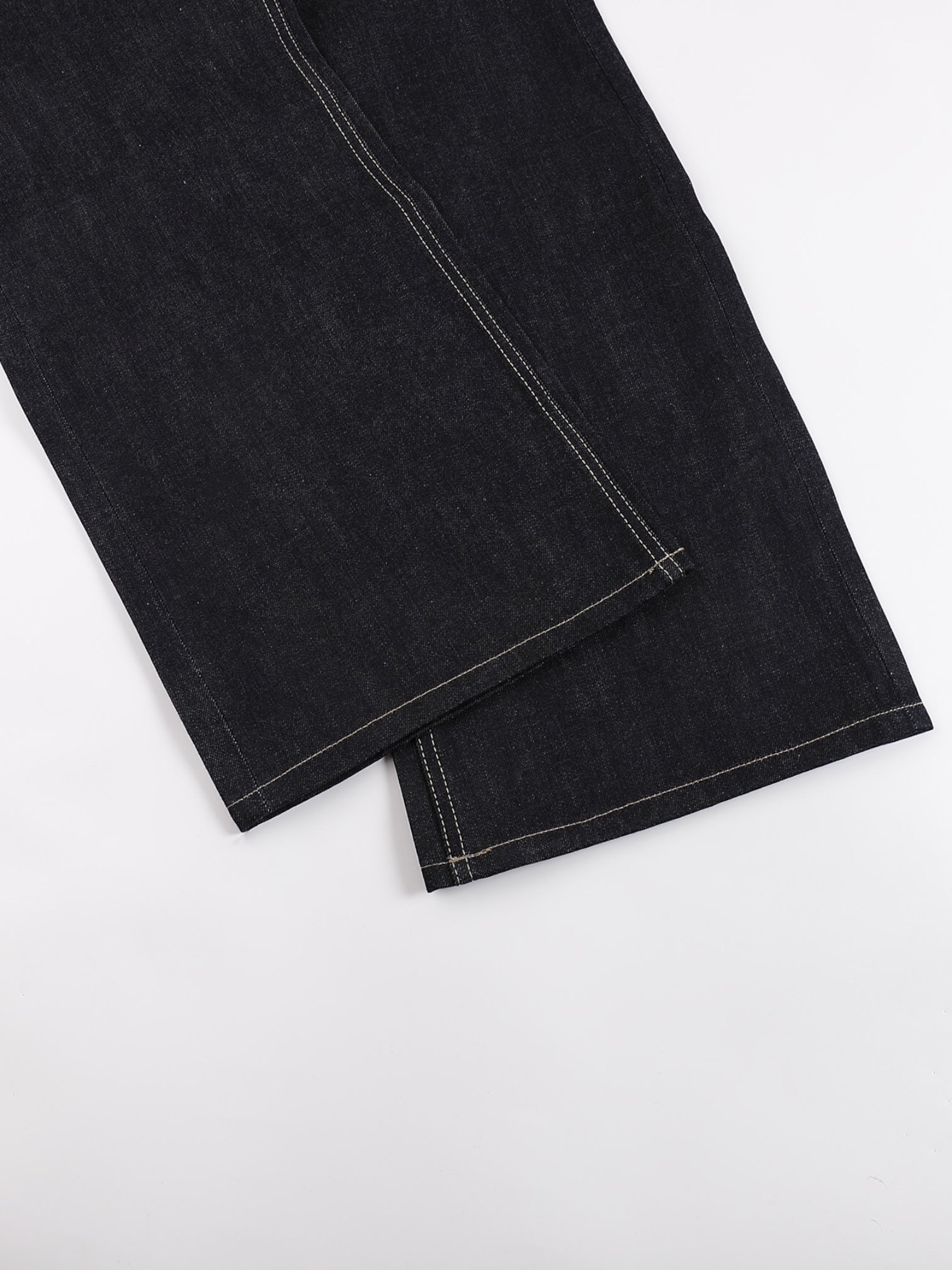 [DECEYE] DISTRESSED A-CUT DENIM JEANS st5020