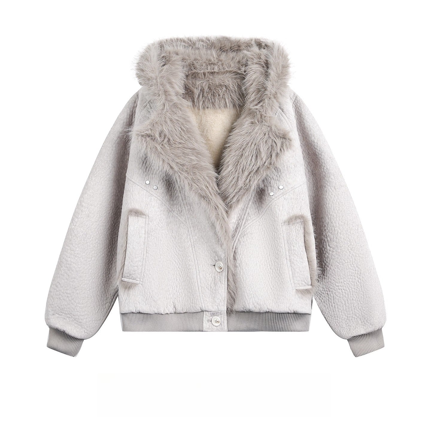 Winter American mountain carving deconstruction design warm cotton clothes men's tide brand couple thickened cotton clothes jacket