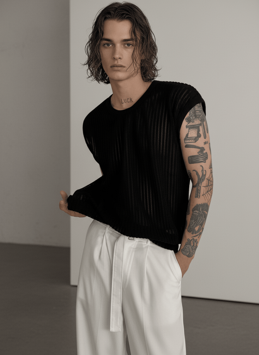 [MRCYC] 라운드넥 민소매 티셔츠 na679 