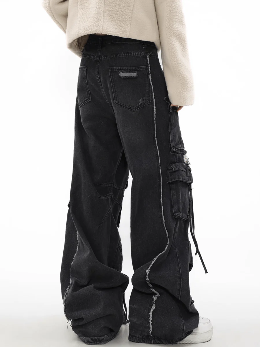 [MRNEARLY] multi-pocket jeans st1849