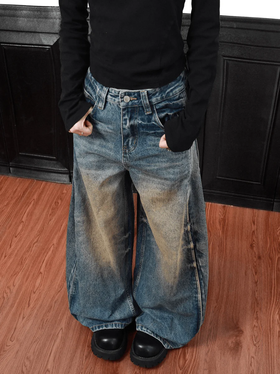 [MRNEARLY] aged jeans st1843