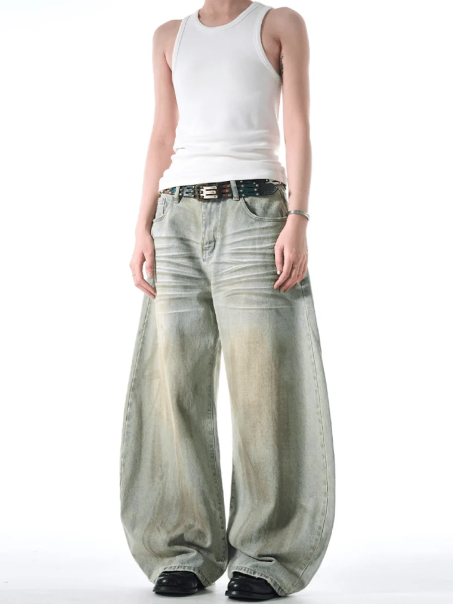 [매드위치] 루즈핏 캐주얼 진 st1866