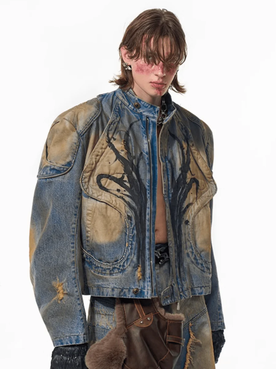 [STARTEXCEEDEND] denim jacket + bottoms st1882