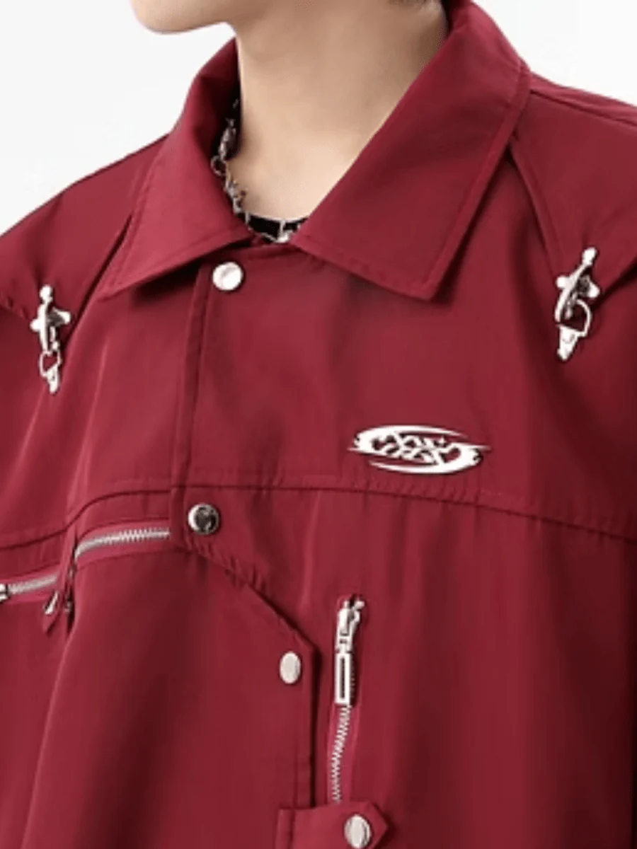 [TREND ST] 니치 디자인 메탈 재킷 st1854