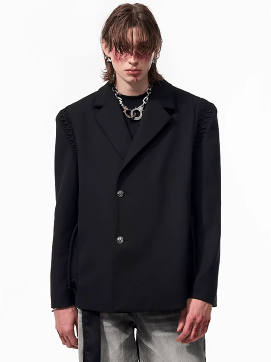 [STARTEXCEEDEND] two-piece layered suit jacket st1877