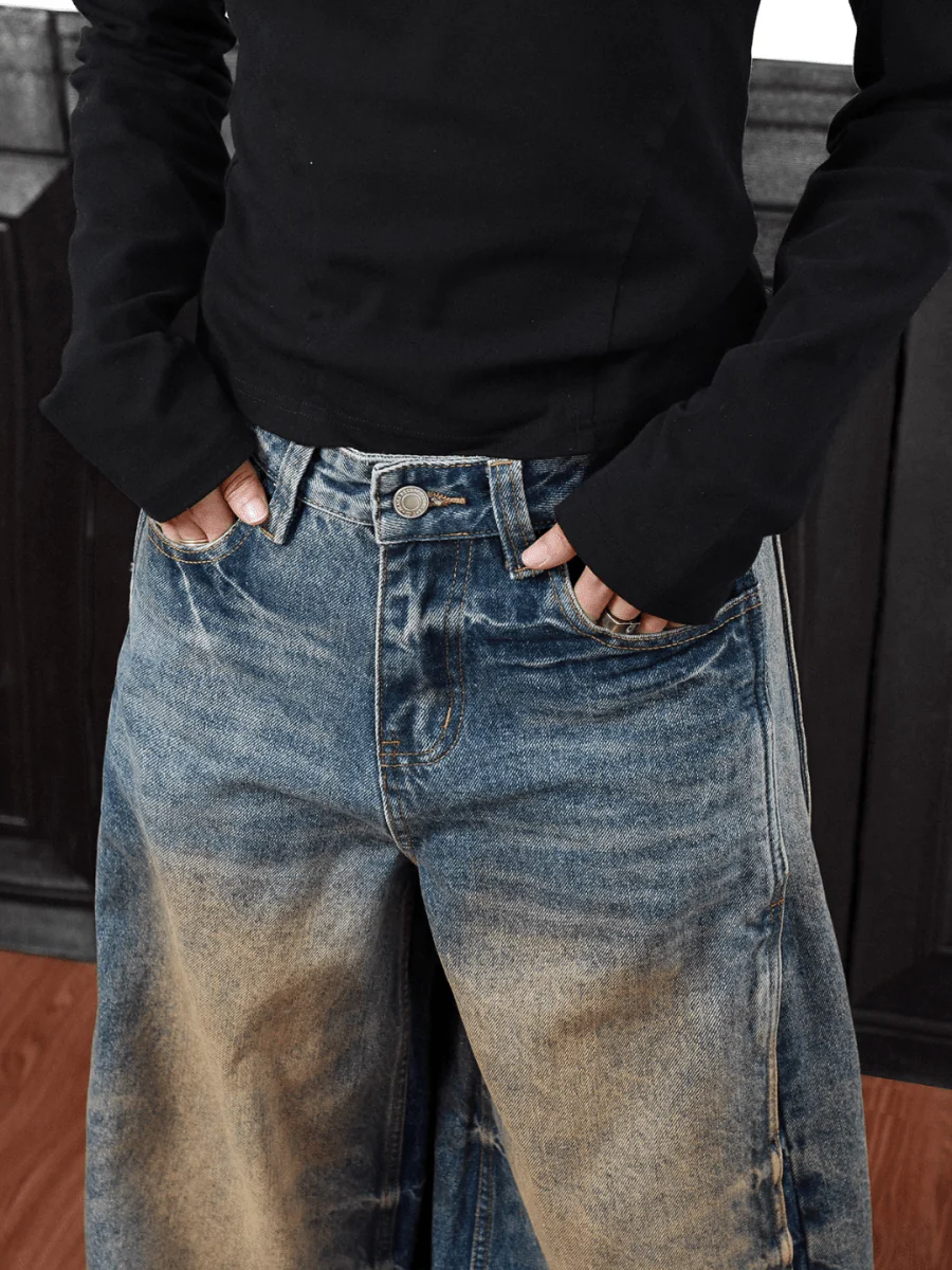 [MRNEARLY] aged jeans st1843