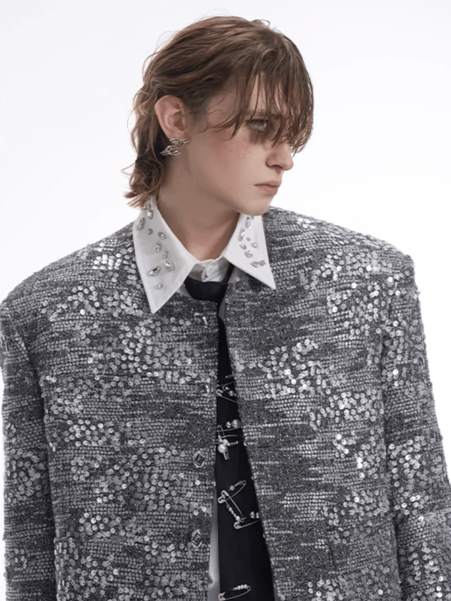 [STARTEXCEEDEND]Light luxury perfume jacket st1875