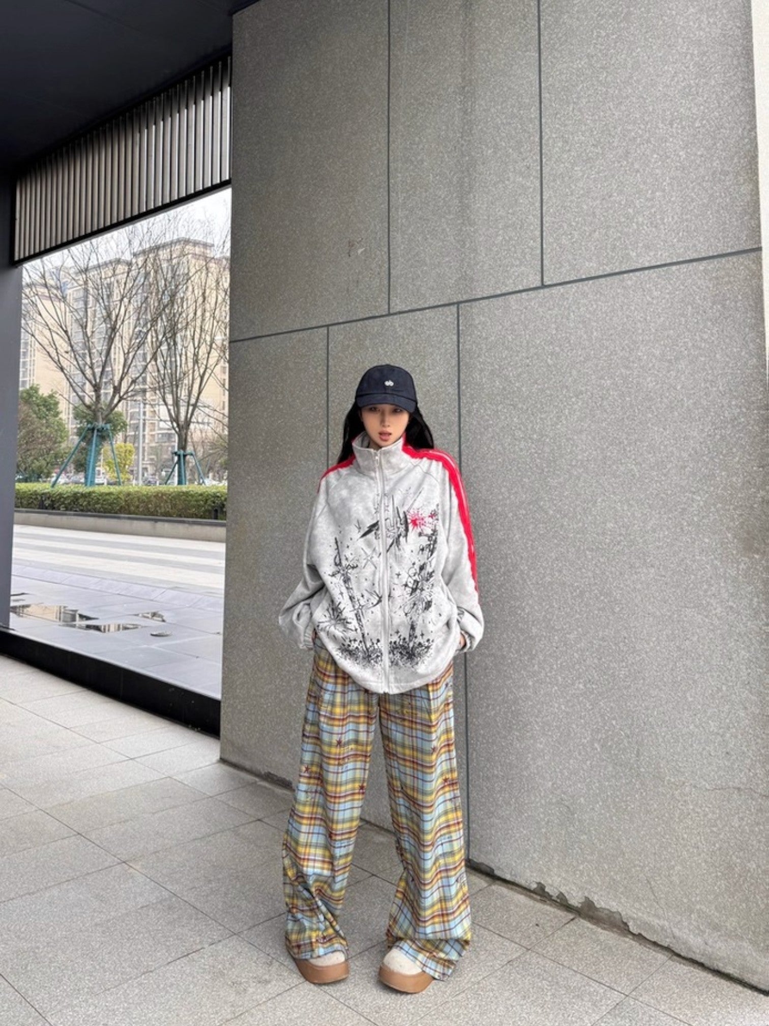 [BLACKBB] COLORBLOCK STREET JACKET st5041