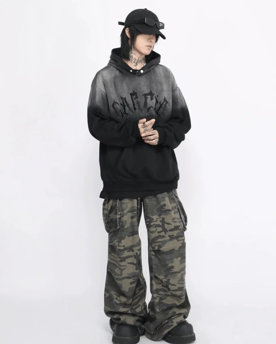 [Mz] 루즈핏 니치 하이 스트리트 후드티 st1885