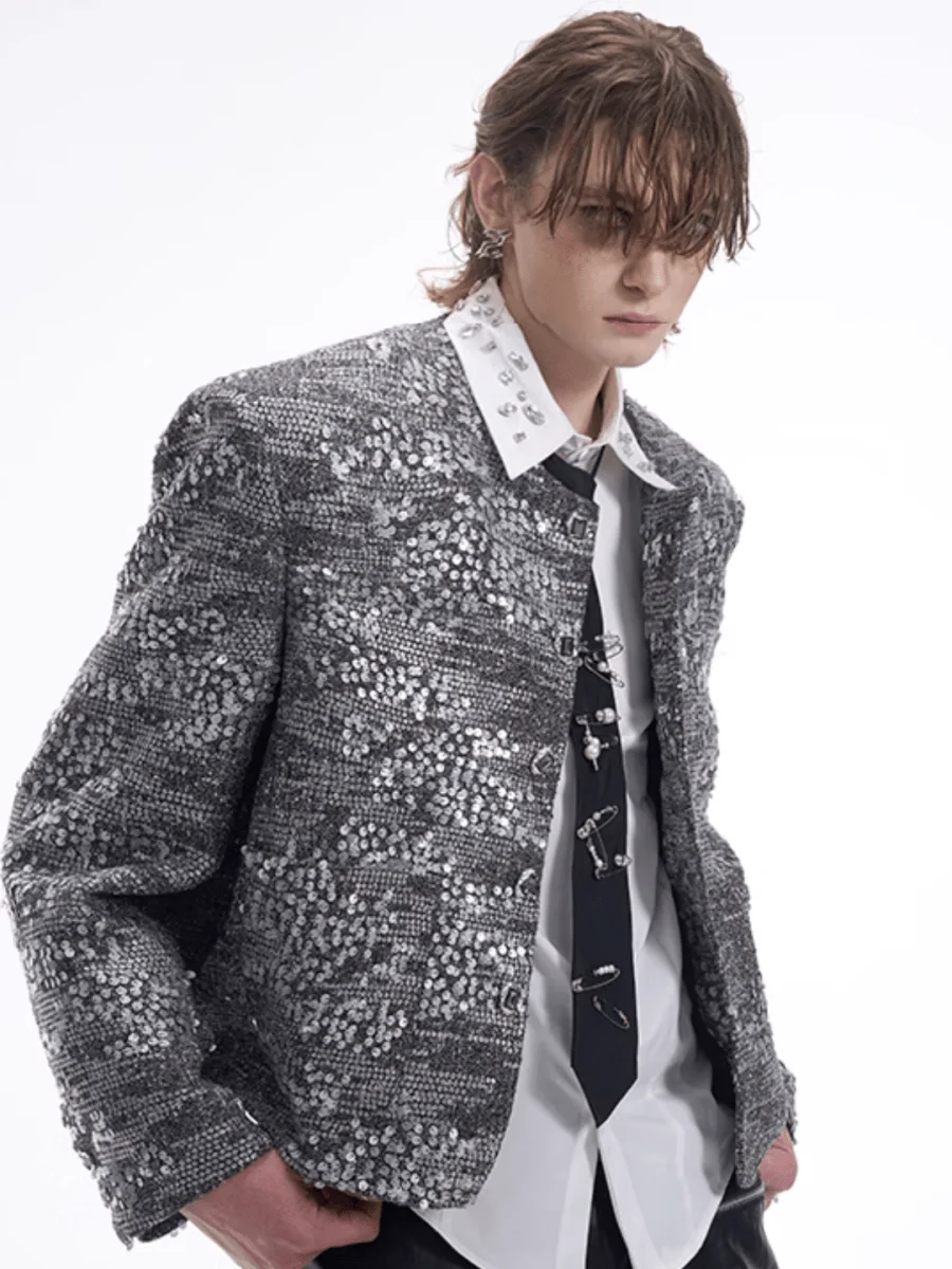 [STARTEXCEEDEND]Light luxury perfume jacket st1875