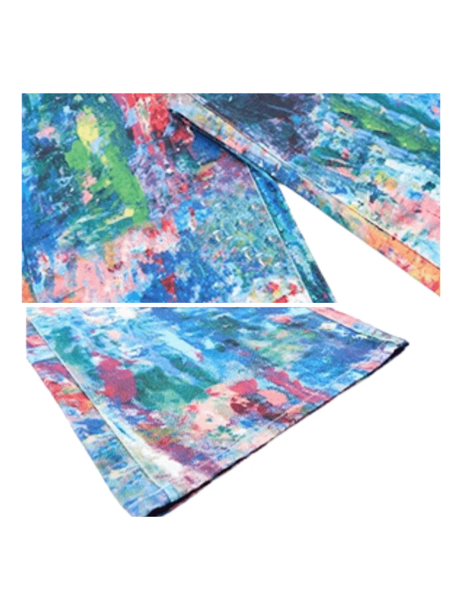 [MADWITCH] street painting printed jeans st1867