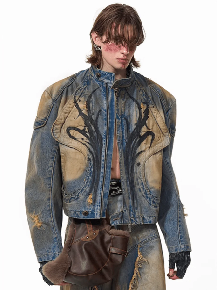 [STARTEXCEEDEND] denim jacket + bottoms st1882