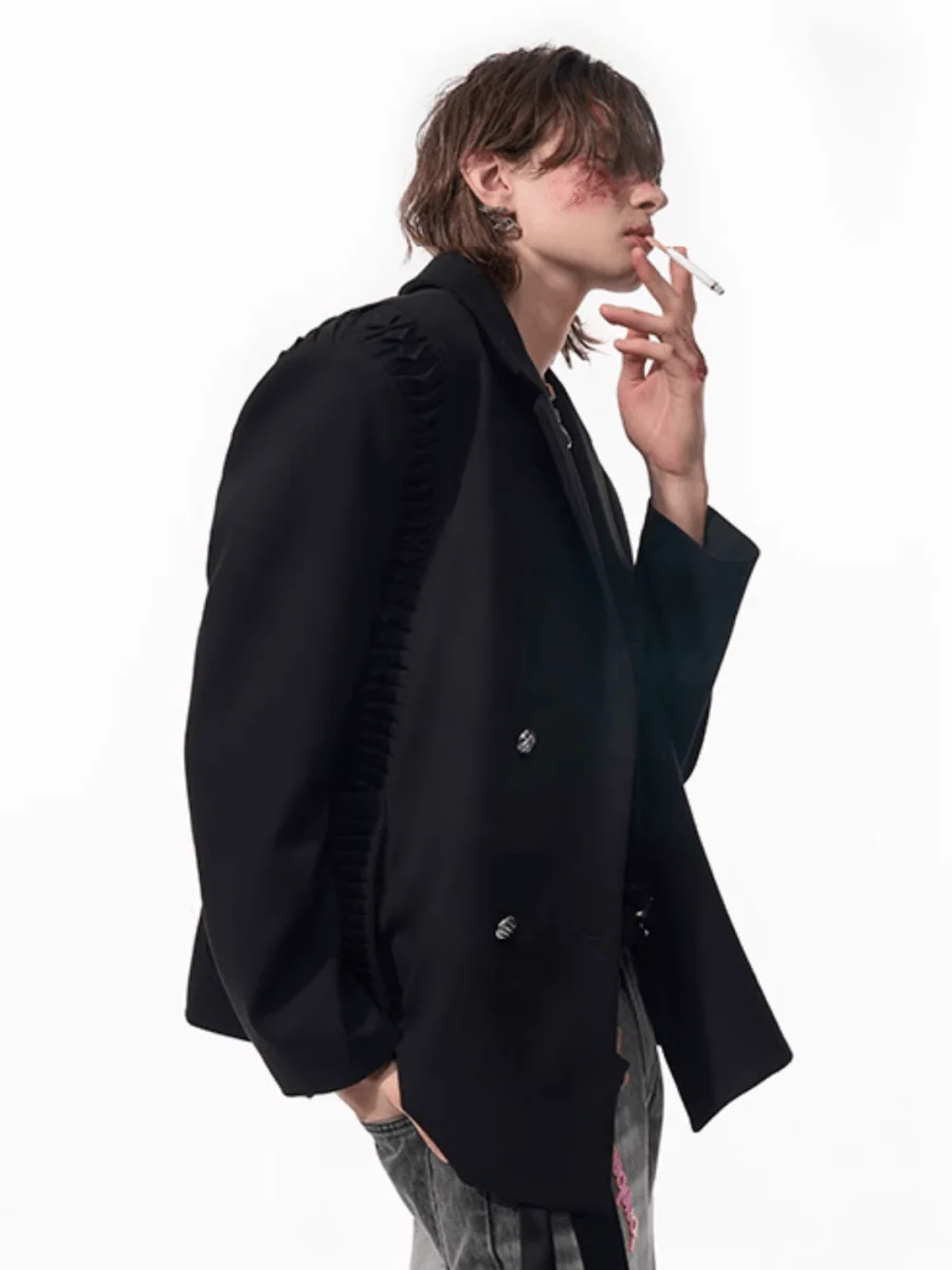 [STARTEXCEEDEND] two-piece layered suit jacket st1877