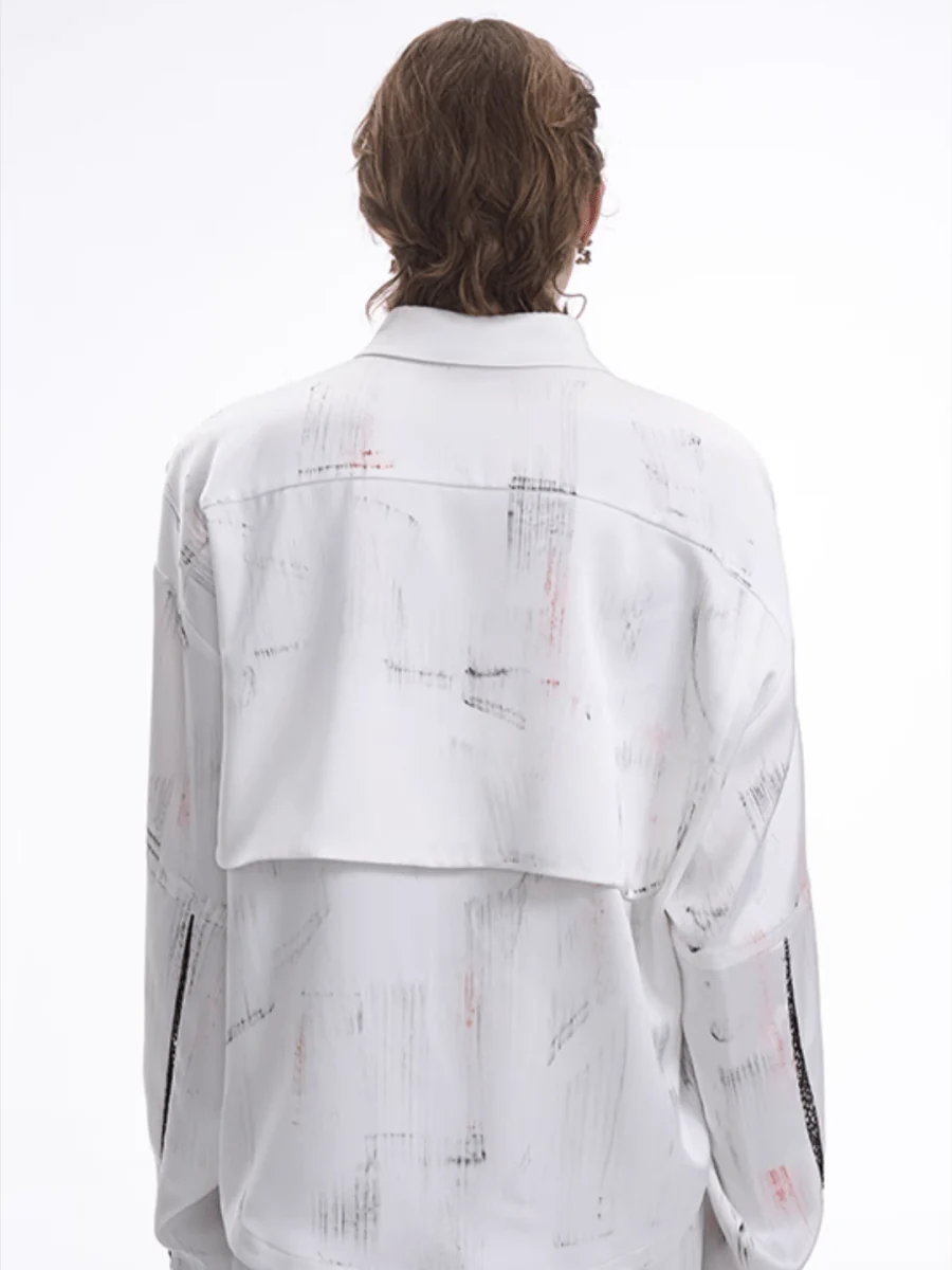 [STARTEXCEEDEND] Skeleton printing LOGO Jacket + Bottoms st1871