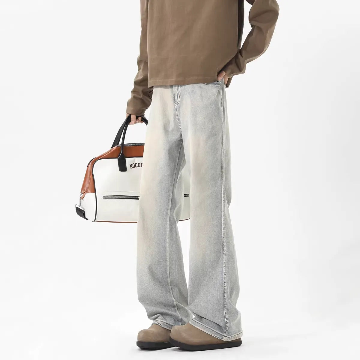 Vibe Baggy Wide Leg Jeans  EHK6009