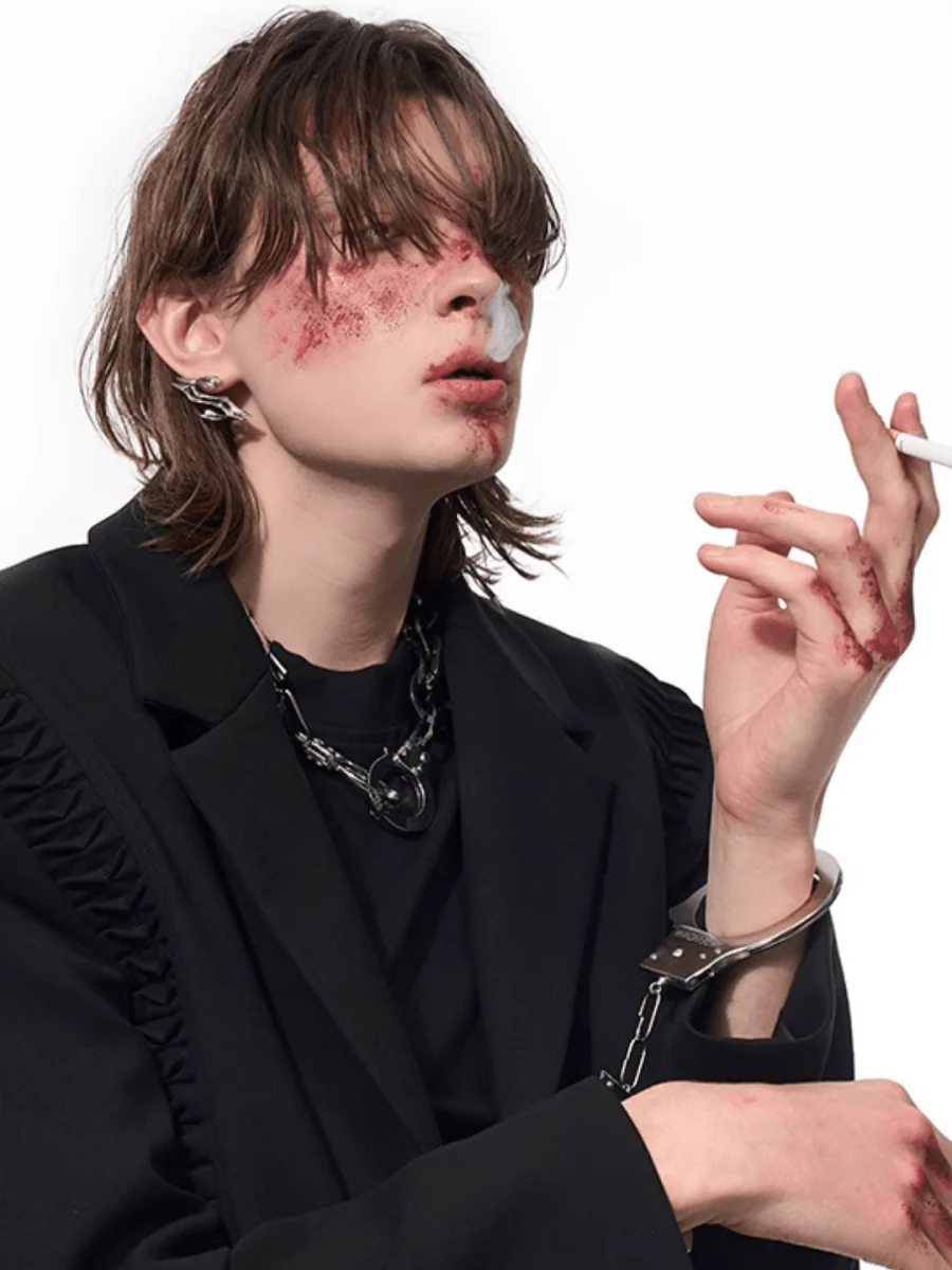 [STARTEXCEEDEND] two-piece layered suit jacket st1877