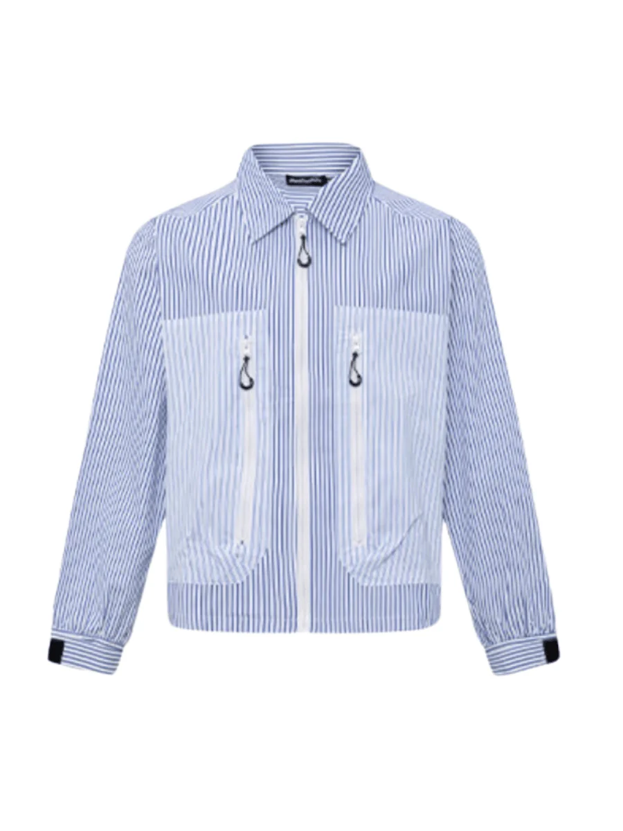 [MADWITCH] striped shirt jacket st1865