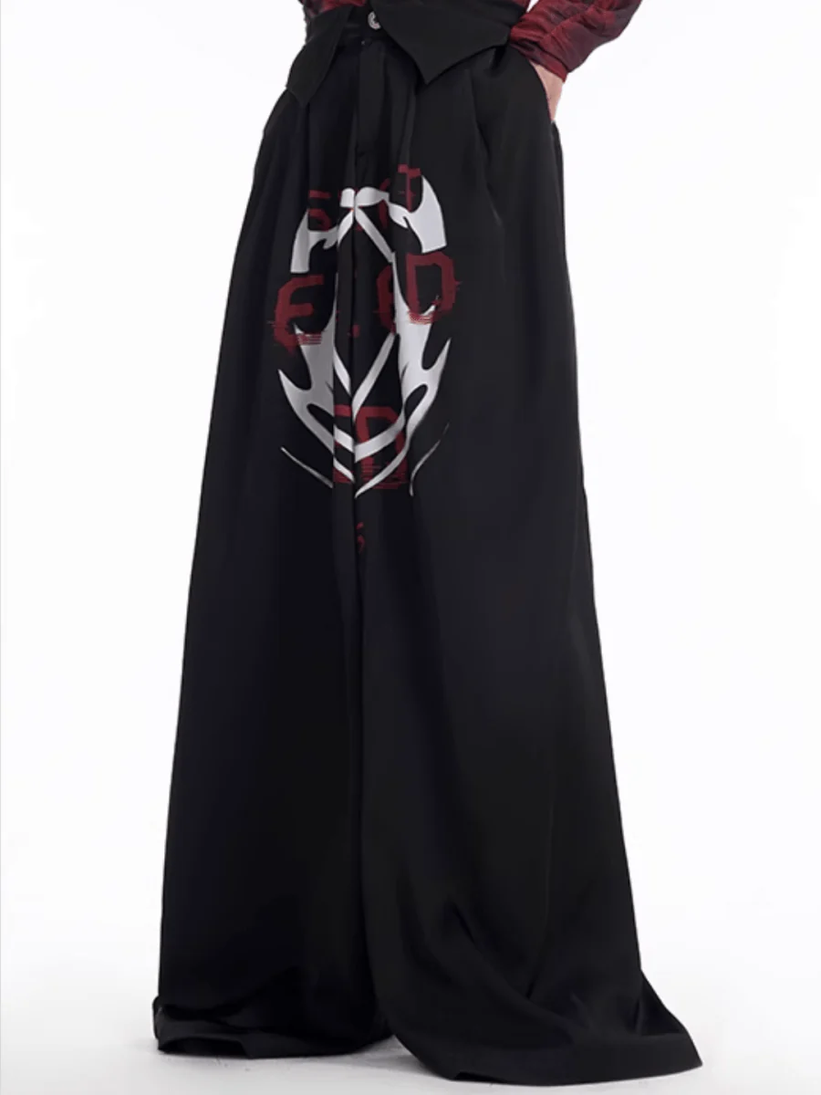 [STARTEXCEEDEND] Skeleton printing LOGO Jacket + Bottoms st1871