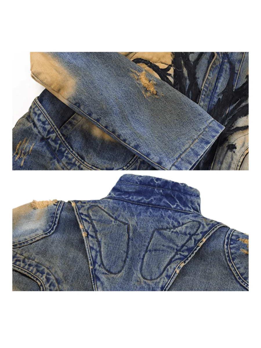 [STARTEXCEEDEND] denim jacket + bottoms st1882