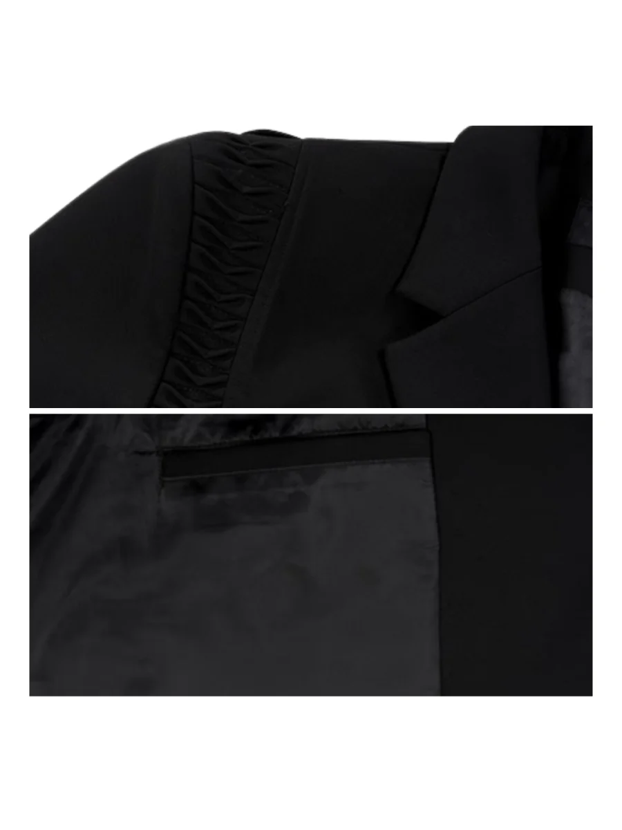 [STARTEXCEEDEND] two-piece layered suit jacket st1877