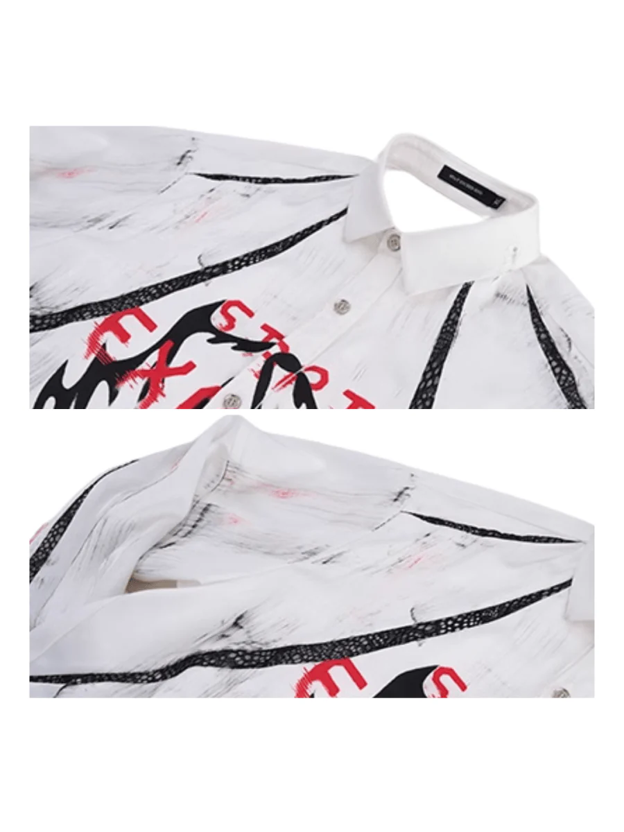 [STARTEXCEEDEND] Skeleton printing LOGO Jacket + Bottoms st1871