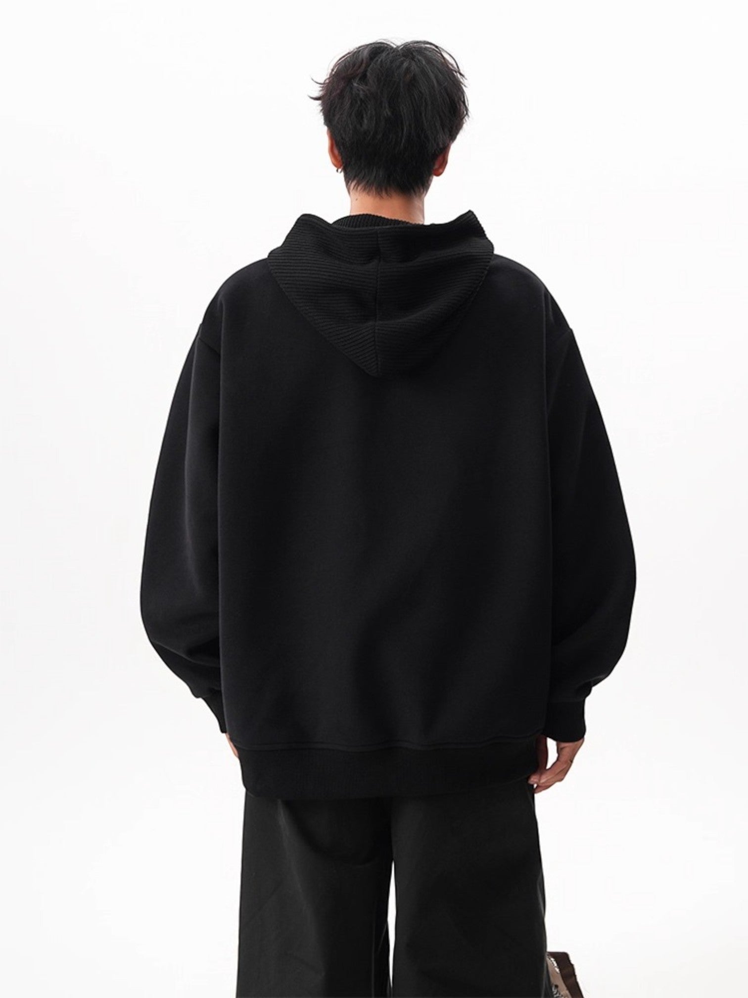 두꺼운 니트 후드티 st5047