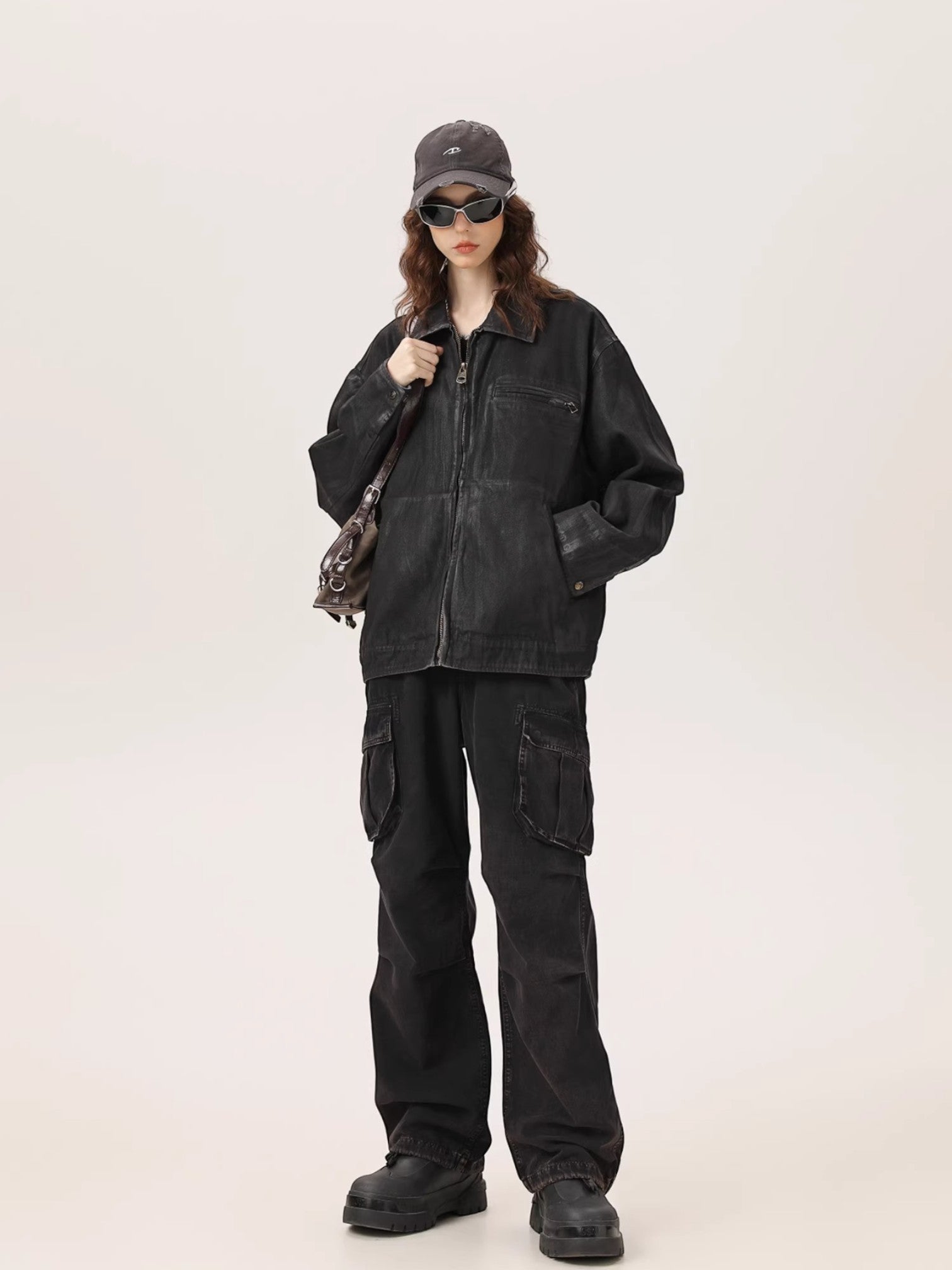 [제티티] 디트로이트 칼라 다이드 재킷 st5037