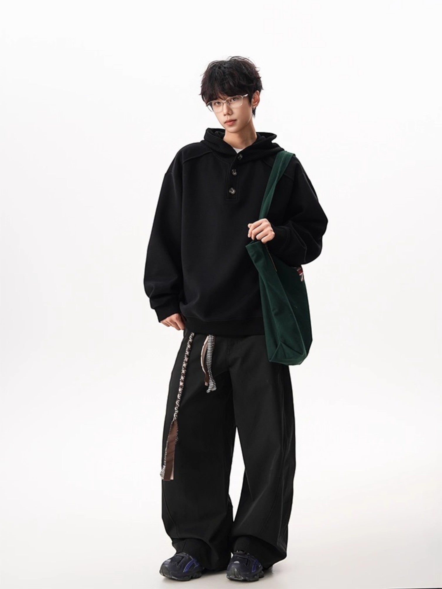 두꺼운 니트 후드티 st5047