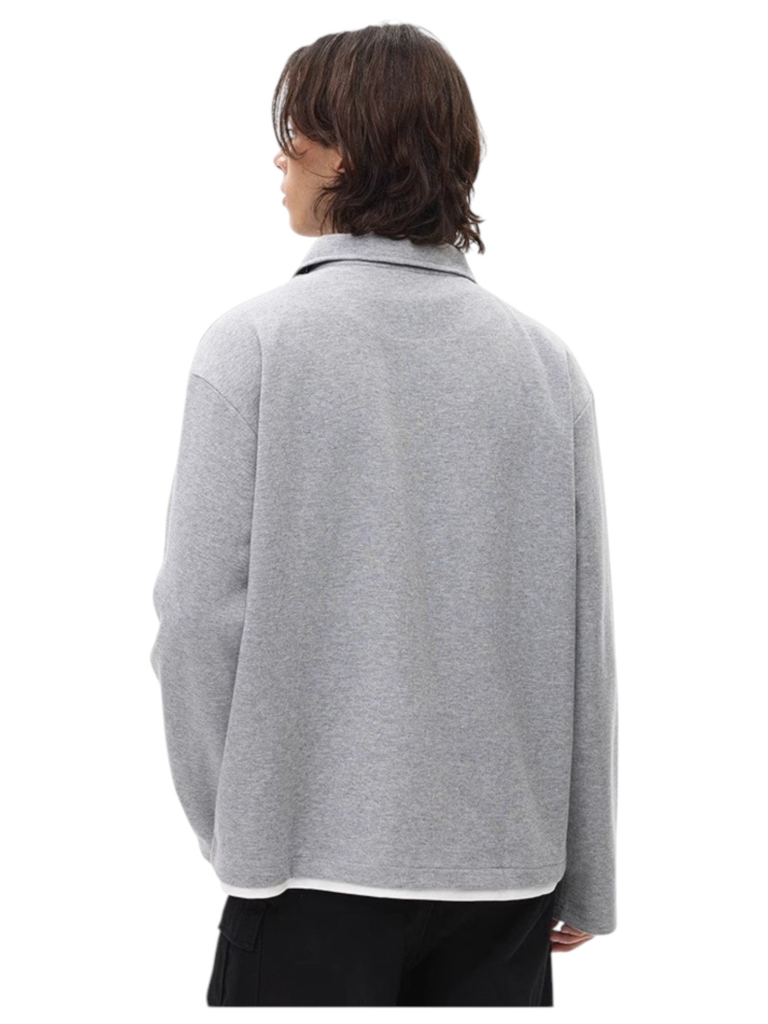 [BLAEXIT] BLAEXIT 레이어드 칼라 폴로 셔츠 st5043