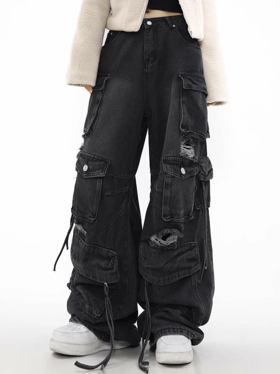 [MRNEARLY] multi-pocket jeans st1849