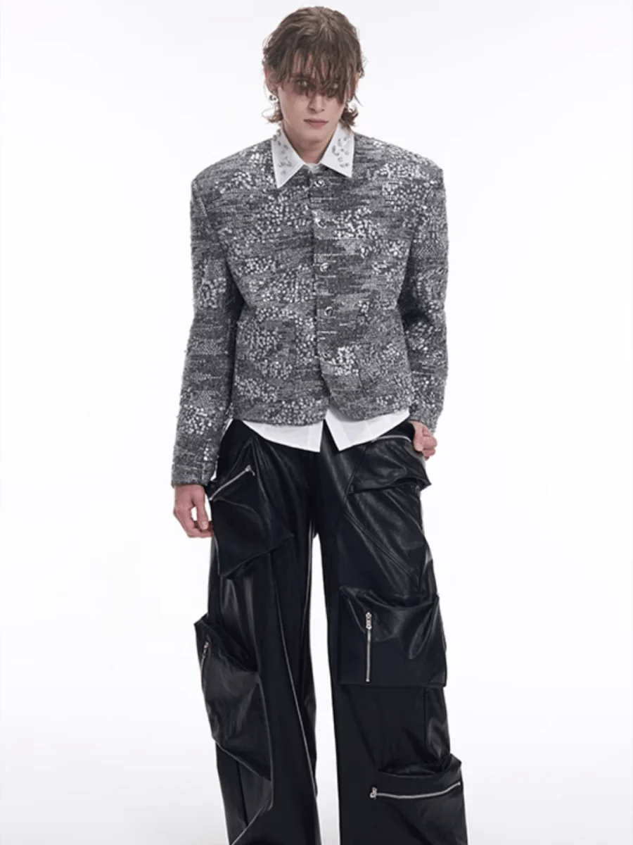 [STARTEXCEEDEND]Light luxury perfume jacket st1875