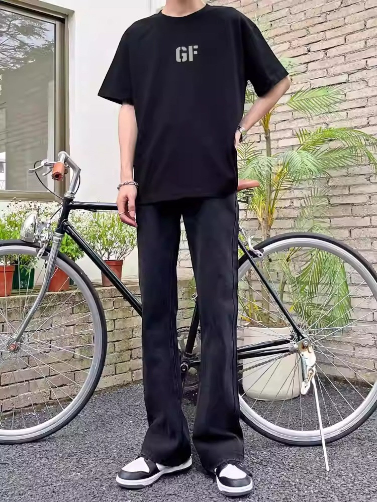 [A6 studio] LOOSE DRAPE BOOTCUT JEANS st5043