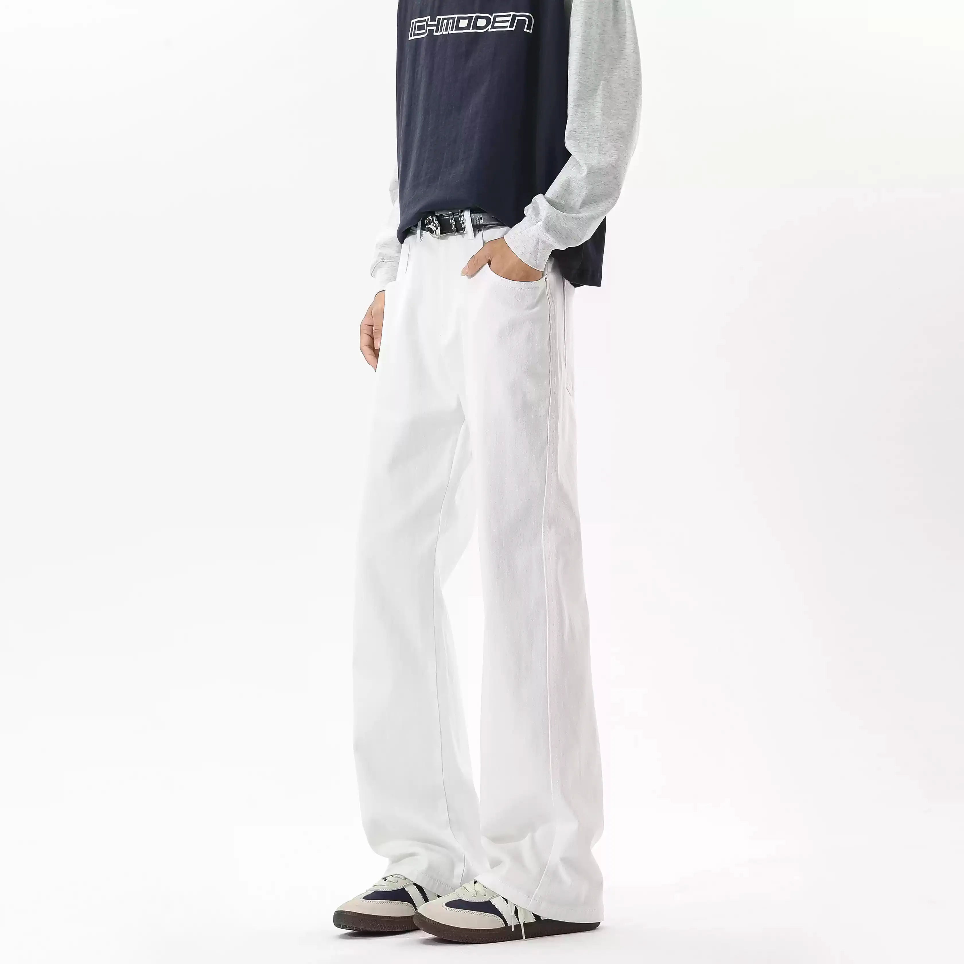 Vibe Baggy Wide Leg Jeans  EHK6009