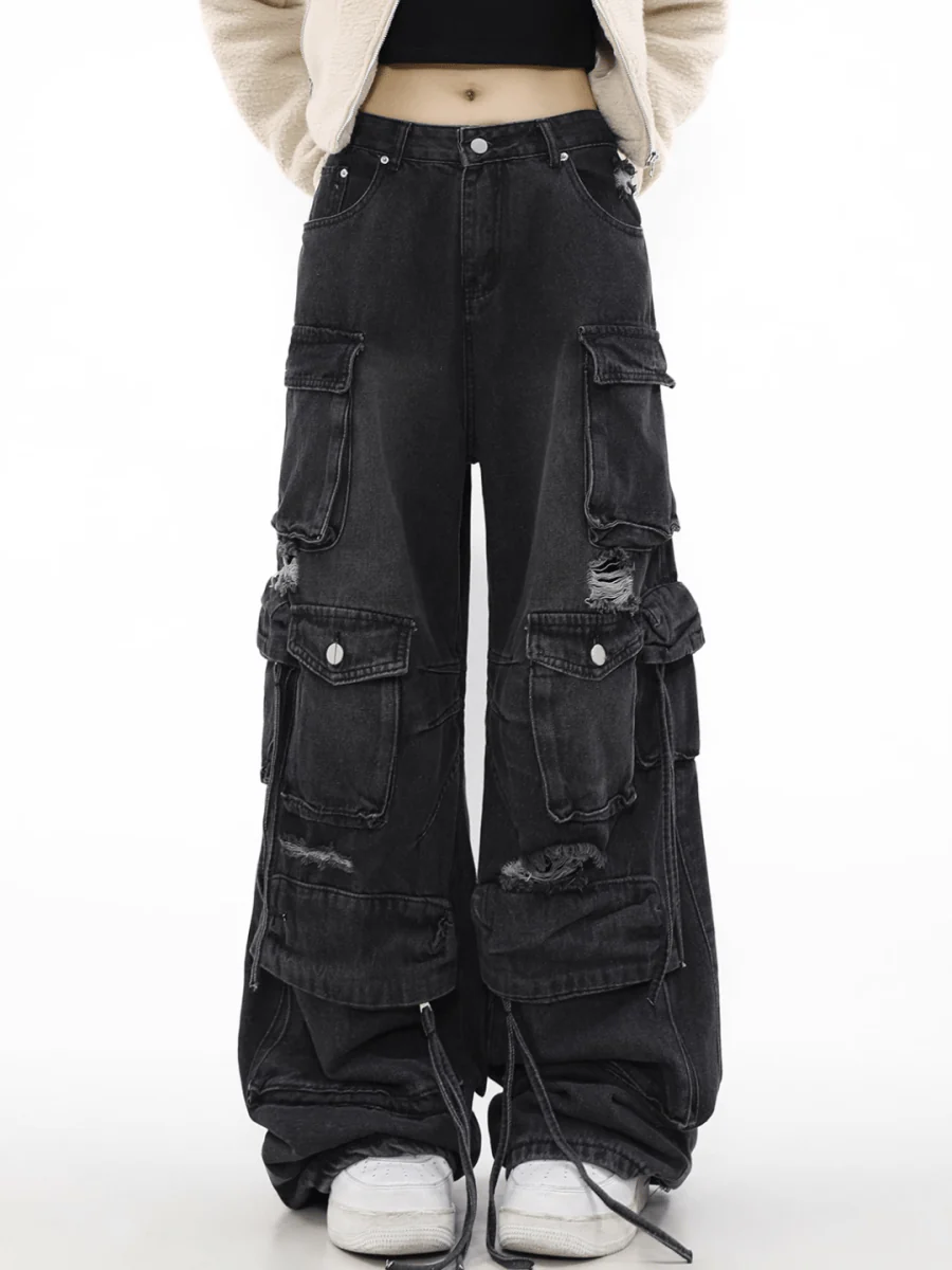 [MRNEARLY] multi-pocket jeans st1849