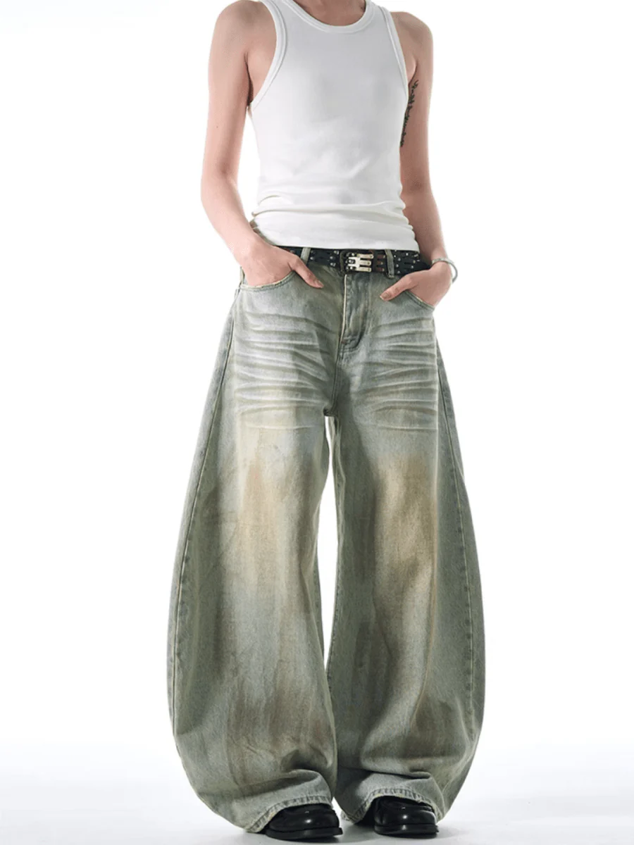 [매드위치] 루즈핏 캐주얼 진 st1866