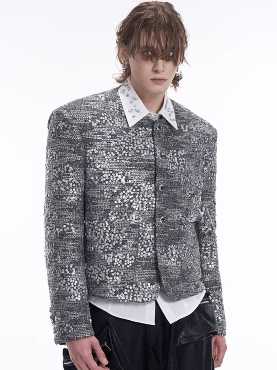 [STARTEXCEEDEND]Light luxury perfume jacket st1875