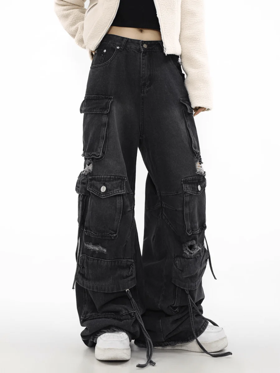 [MRNEARLY] multi-pocket jeans st1849