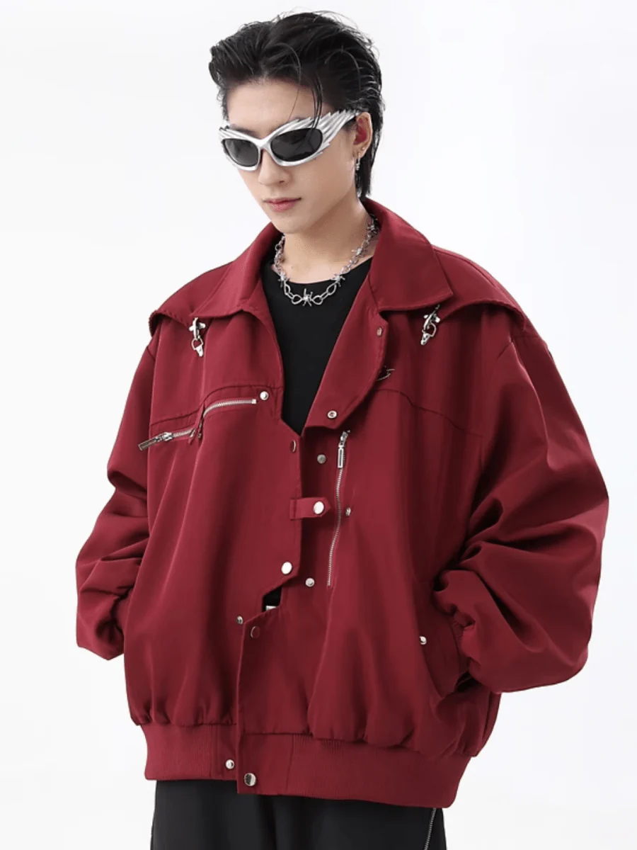 [TREND ST] 니치 디자인 메탈 재킷 st1854