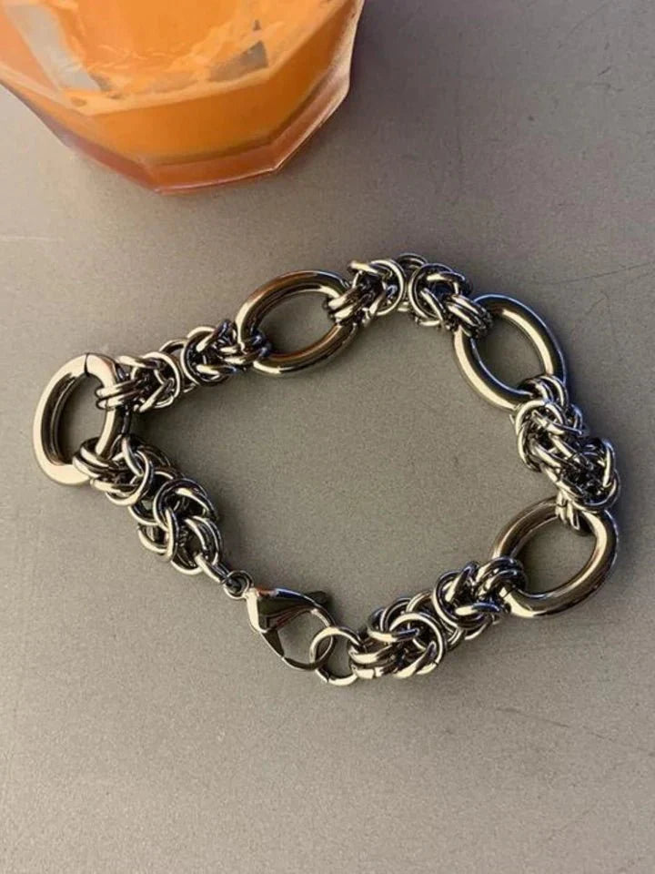 [ESC MAN STUDIO] SILVER BRACELET AX05