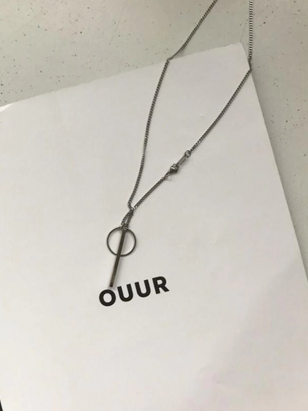 [MRCYC] SILVER NECKLACE st1020